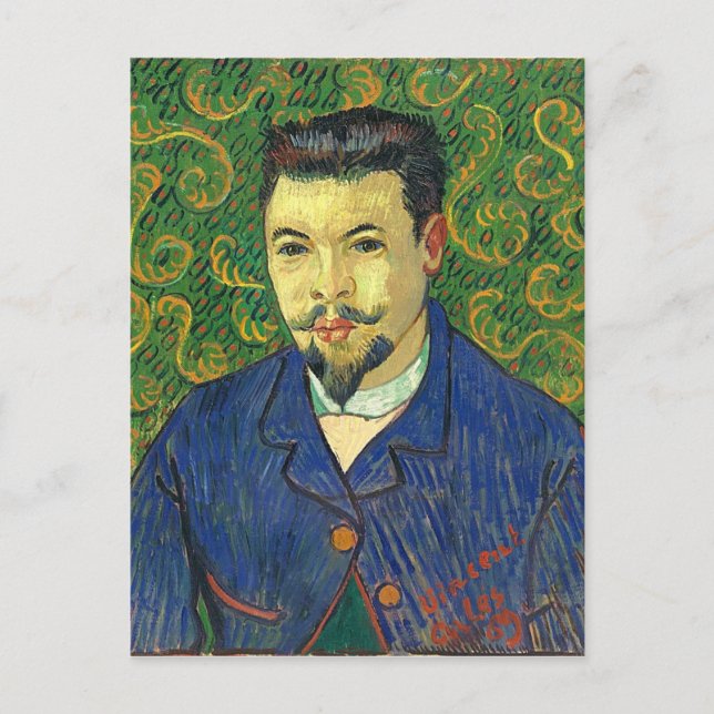 Van Gogh | Portrait of Dr. Félix Rey | 1889 Postcard (Front)