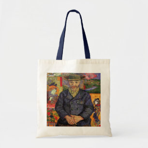 Van Gogh, Portrait of Père Tanguy, Vintage Art Tote Bag