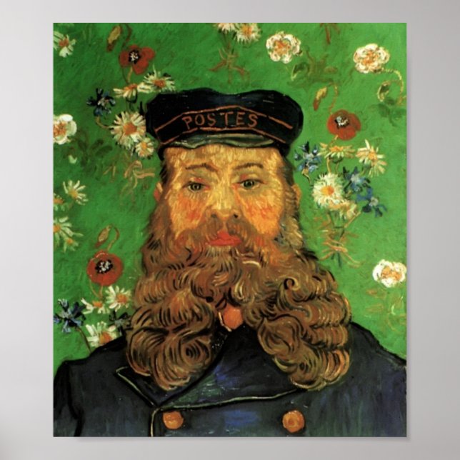 Van Gogh - Portrait of the Postman Joseph Roulin Poster (Front)