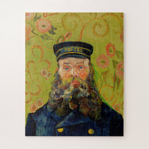 Van Gogh Postman Portrait Painting Old Antique Art Jigsaw Puzzle