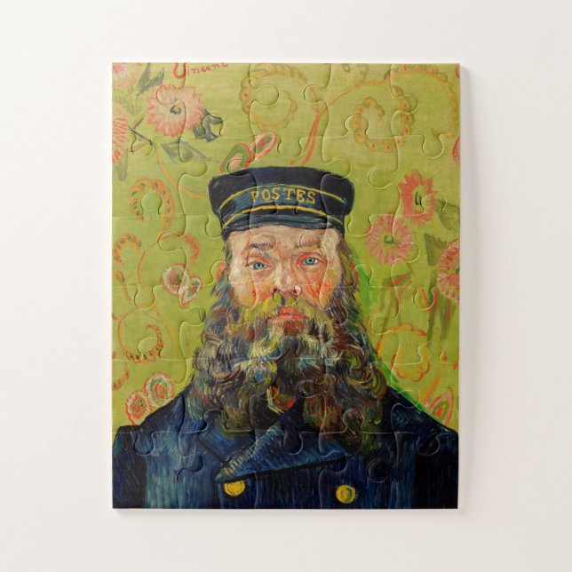 Van Gogh Postman Portrait Painting Old Antique Art Jigsaw Puzzle (Vertical)