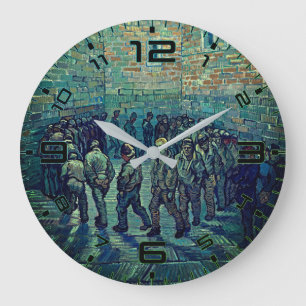 Van Gogh Prisoners' Round Art Clock