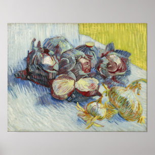 Van Gogh - Red Cabbages And Onions Poster