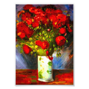 Van Gogh Red Poppies Photo Print