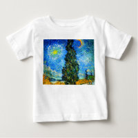 Van Gogh Road with Cypress and Star
