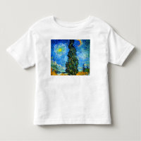 Van Gogh Road with Cypress and Star