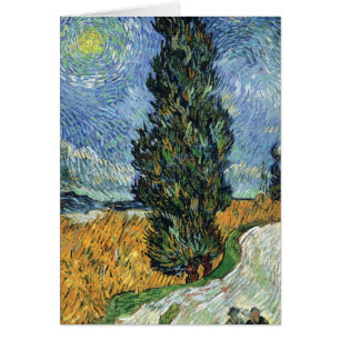 Van Gogh Road With Cypresses Impressionism