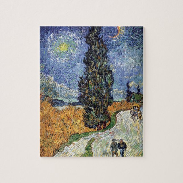 Van Gogh - Road With Cypresses Jigsaw Puzzle (Vertical)