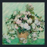 Van Gogh - Roses, famous painting, Poster<br><div class="desc">Roses,  famous painting by Vincent van Gogh,  1890.</div>