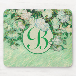 Van Gogh Roses Mouse Pad