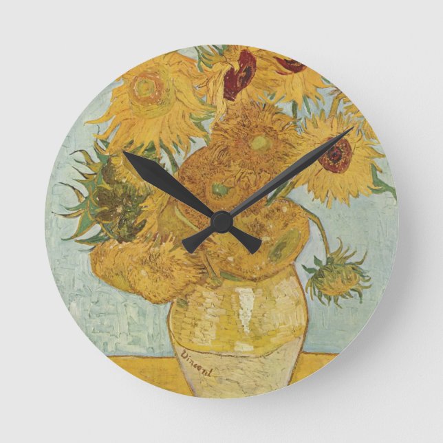 Van Gogh Round Clock (Front)