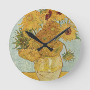 Van Gogh Round Clock