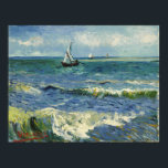 Van Gogh - Seascape At Les Saintes-Maries-De-La-Me Poster<br><div class="desc">Seascape At Les Saintes-Maries-De-La-Mer by Vincent Van Gogh. For more poster-ready images from Zedign Art Series Book 38 "Vincent Van Gogh - Paintings & Drawings Vol 3",  visit https://books.zedign.com/zas/38.html</div>