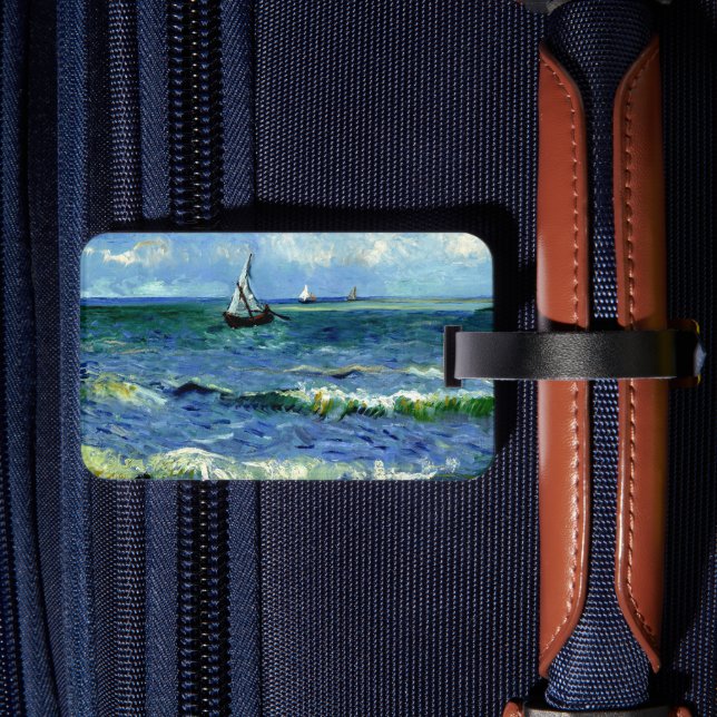 Van Gogh - Seascape Luggage Tag (Back Insitu 2)