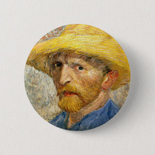 Van Gogh - Self-Portrait 6 Cm Round Badge