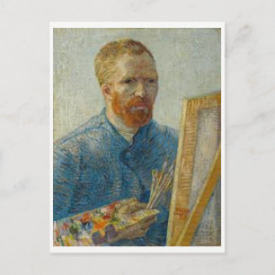 Van Gogh - Self Portrait - Art Post Card