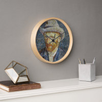 Van Gogh Self Portrait Grey Felt Hat Painting Art