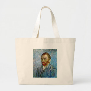 Van Gogh Self Portrait Large Tote Bag