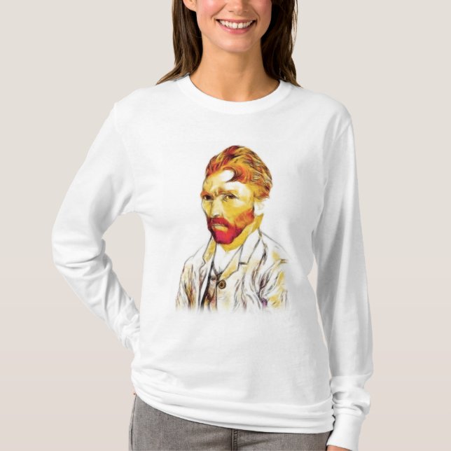 Van Gogh Self Portrait New Hair Do T-Shirt (Front)