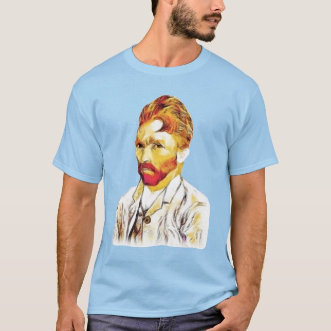 Van Gogh Self Portrait New Hair Do T-Shirt (Front)