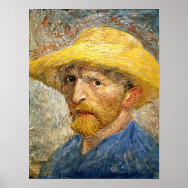 Van Gogh - Self Portrait Poster (Front)