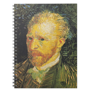 Van Gogh Self-Portrait Retro Notebook