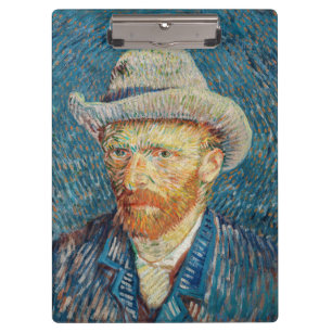 Van Gogh - Self Portrait with a Grey Felt Hat Clipboard