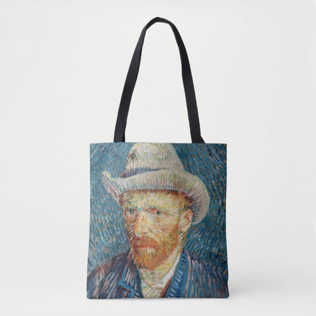 Van Gogh - Self Portrait with a Grey Felt Hat Tote Bag (Front)
