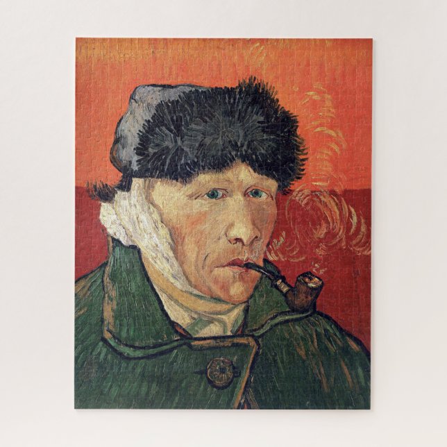 Van Gogh - Self-Portrait with Bandaged Ear, Jigsaw Puzzle (Vertical)