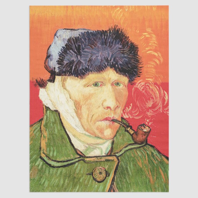 Van Gogh - Self Portrait with Bandaged Ear & Pipe Tissue Paper (Creator Uploaded)