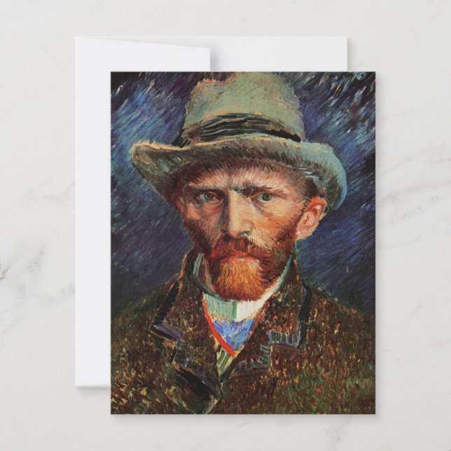 Van Gogh; Self Portrait with Grey Felt Hat (Front)