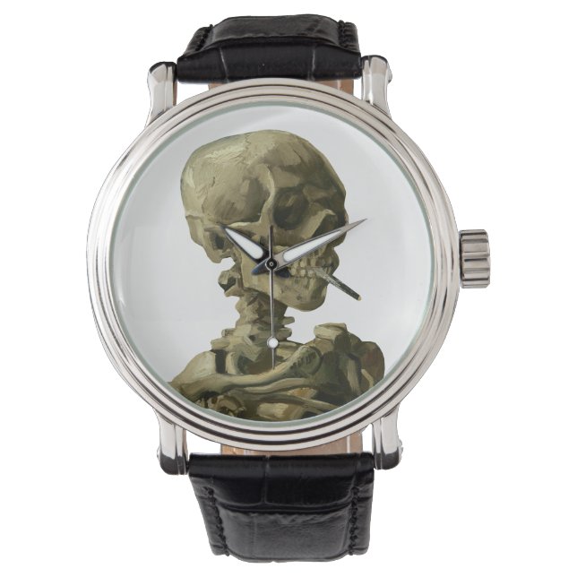 Van Gogh, Skeleton with a burning cigarette Watch (Front)