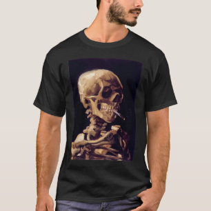 van gogh  skull with a burning cigarette  vincent T-Shirt