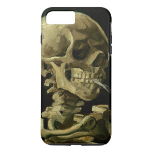 Van Gogh   Skull with Burning Cigarette   1886 Case-Mate iPhone Case