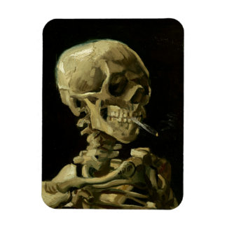 Van Gogh | Skull with Burning Cigarette | 1886 Magnet
