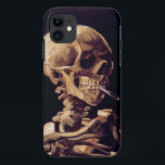 Van Gogh Skull with Burning Cigarette iPhone 11 Case<br><div class="desc">Van Gogh's most macabre works,  Skull with Burning Cigarette is probably the most distinguished of his paintings from the Antwerp period.</div>