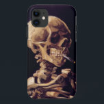 Van Gogh Skull with Burning Cigarette iPhone 11 Case<br><div class="desc">Van Gogh's most macabre works,  Skull with Burning Cigarette is probably the most distinguished of his paintings from the Antwerp period.</div>