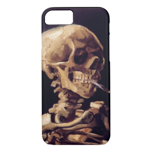 Van Gogh Skull with Burning Cigarette Case-Mate iPhone Case