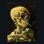Van Gogh - Skull with Burning Cigarette Poster<br><div class="desc">This vanitas masterpiece, titled Skull with Burning Cigarette is made by the famous artist, Vincent van Gogh using oil on canvas. It falls under the Realism style and was complete by van gogh. Vincent van Gogh was a Dutch post-Impressionist painter whose work, noteable for its rough beauty, emotional honesty and...</div>