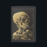 VAN GOGH - Skull with cigarette 1885 Trifold Wallet<br><div class="desc">VAN GOGH - Skull with cigarette 1885
Oil on canvas; reproduction</div>