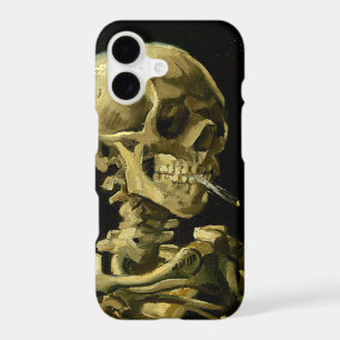 Van Gogh Smoking Skeleton