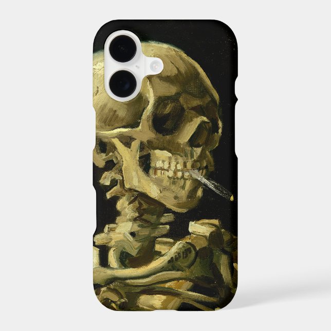 Van Gogh Smoking Skeleton (Back)