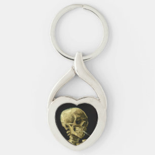 Van Gogh Smoking Skeleton Key Ring