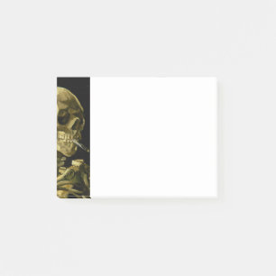Van Gogh Smoking Skeleton Post-it Notes