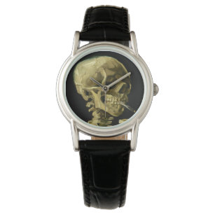 Van Gogh Smoking Skeleton Watch