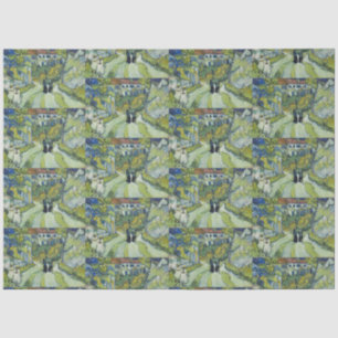 Van Gogh Stairway at Auvers Landscape Art Tissue Paper