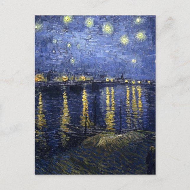 van gogh star starry-night-1888- postcard (Front)