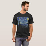Van Gogh, Starry Nigh, classic painting T-Shirt<br><div class="desc">Van Gogh,  Starry Nigh,  classic painting</div>