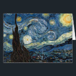 Van Gogh Starry Night<br><div class="desc">Vincent Van Gogh Starry Night masterpiece,  vintage artwork on modern day products from Zazilicious</div>