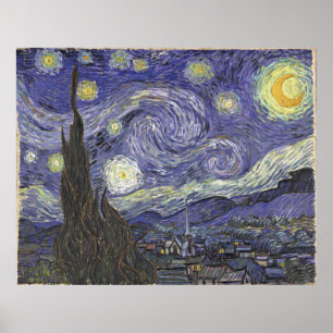 van Gogh - Starry Night (1889) Poster